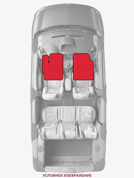 ЭВА коврики «Queen Lux» передние для Tesla Model 3